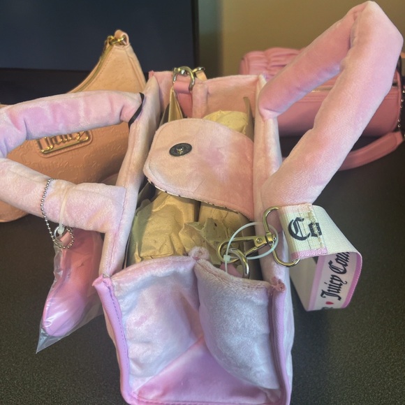 Juicy Couture Extra Spender Mini Tote Fondant Pink - Picture 4 of 5